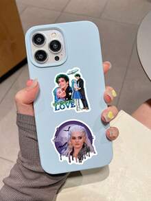 55pcs Kpop Stickers Zombie School Stickers Zombies Decor Decorative Stickers Cartoon Stickers Vinyl Waterproof Stickers For Water Bottle,Laptop,Phone,Skateboard,Scrapbooking,Journaling Gifts