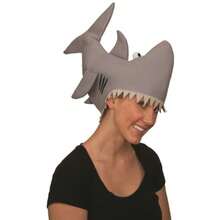 Men's Grey Shark Hat - 如圖 - 查看 5