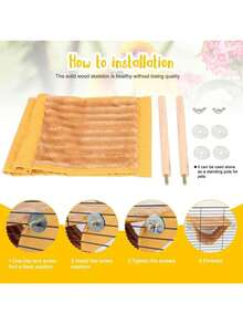 BWOGUE Winter Warm Bird Nest Bed Hanging Hammock Snuggle Hut Parrot House Tent Toy Bird Cage Perch For Parakeet Budgies Cockatiels Lovebird Cockatoo Finch Hamster Chinchilla Guinea Pig