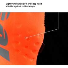 BRISKER Youth Cold Weather Motocross And Mountain Bike Gloves Warm Winter MTB And MX Powersport Racing Protective Gear - Đỏ - Xem 6