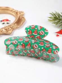 3 piezas de pinzas para el cabello de 8 cm con diseño minimalista navideño, adecuadas para atuendos y fiestas festivas