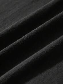 Women's  Gigi Claus Christmas T-Shirt With Santa Hat And Reindeer Antlers Print, Festive Holiday Top For Christmas Parties And Family Gatherings, 220g - 黑色 - 查看 4