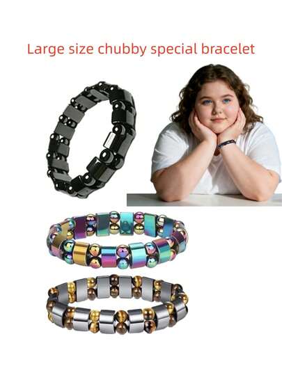 这款优雅的防水手链采用黑色铁石材质，设计独特，适合女孩佩戴。精致时尚，既适合日常佩戴，也适合作为礼物。弹性扣设计简约而不失优雅。