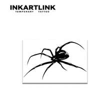 INKARTLINK Realistic Dark Spider Temporary Tattoo, Revolutionary Technology, Waterproof, Long-Lasting 1-2 Weeks, Herbal Ink, Unique Design Tattoo - Black - View 3
