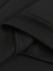 Hombre003-1 Sudadera Con Capucha De Cuello Redondo Para Hombre Con Estampado De Anti Social Club Sad Boyz Bolsillo Canguro Y Cordón, Manga Larga, Suelta Y Casual, Ideal Para Regalar Como Ropa De Hombre Frente y Espalda(Modelo Ligero Primavera-Otoño. Elige talla superior.) - Negro 1 - Ver 4