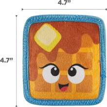 Outward Hound Tough Skinz Durable Squeaky Dog Toy With Two Tough Layers, Waffle, Multicolor, Small - ColorG - View 7
