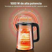 Hervidor Eléctrico de 2L, Hervidor con Control de Temperatura, Hervidor Eléctrico de 110V con Pantalla LED, 4 Temperaturas Preestablecidas - 1 - Ver 3