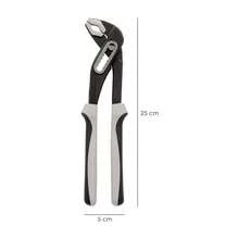 WOLFPACK PROFESSIONAL LINE Black Plus Pinza Multiapertura 250 mm. Manici Gommati DIN 8976. Pinza a Becco di Pappagallo, Pinza Estensibile, Pinza per Idraulico - Bianco - Visualizzare 2