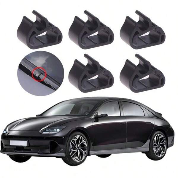 Fivela de braçadeira de tubo de pulverização de braço de limpador para Peugeot 3008 (P84) 5008 (P87) 408x para acessórios Citroen C5 Aircross C5x