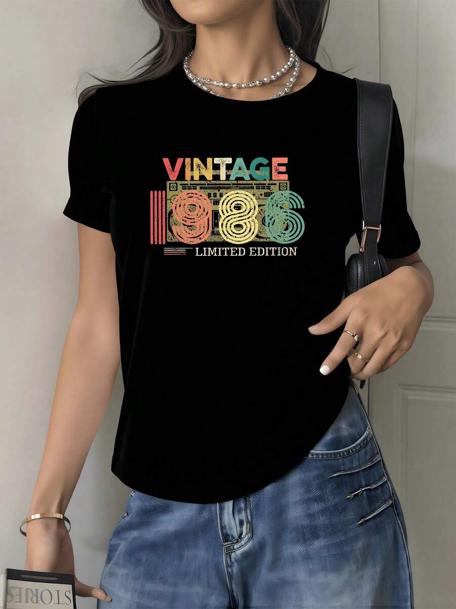Women T-Shirts - Black - View 1