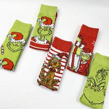 Christmas Creative Socks, Cartoon In-Stock Knitted Socks, Unisex Couple Socks