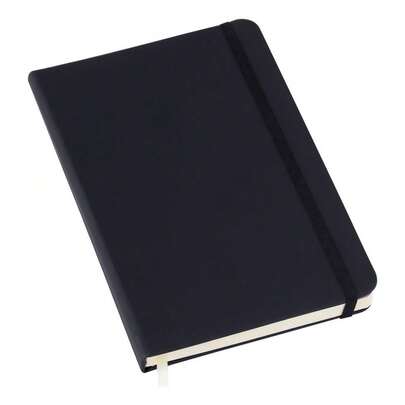 SKETCHBOOK DE BOLSO Caderneta  tipo Moleskine 10X15 cm PRETO SEM PAUTA