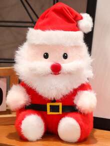 Santa Plush Stuffed Claus In Tree Pillow For Kids Toy And Christmas Tree Plush Pillow Decor The Elk Plush Doll Toys - Cozy Holiday Plushie For Toddlers