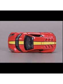 Burago 1:64 比例法拉利系列合金压铸汽车模型，微缩仿真压铸车，收藏级迷你跑车，汽车模型装饰，生日、新年、圣诞节男士礼物 - 812 競賽紅 - 查看 7