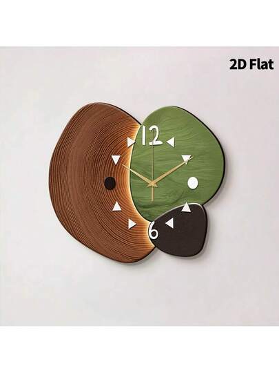 2D Flat 1pc Verlichting Luxe Moderne High End Home ation Wand Clock, Ultra Quiet Quartz Movement, No Ticking Sound, Painting Klok Living Room, Bedroom Office, able Watch, Unique Personalized, Clear Reading Time, In Bedroom, Studio, Ho Study, Kitchen Cafe, Perfect Family Friends view 8