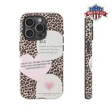 Leopard Print Christian Quotes Phone Case For Samsung S24 Ultra And  17, 16, 15, 14, 13, 12, 11 Pro Max, X, XR, XS Max, 8, And 7 Plus,Screen Protector,Fidgets, - Màu hỗn hợp 1 - Xem 1