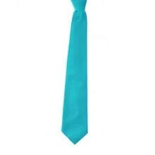 New Hot ! Solid Color Plain Classic Necktie Men's Tie,ZXCFTE - 18-綠松石色 - 查看 2