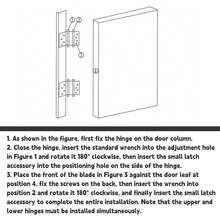Akozon Paquete de 2 Bisagras de Resorte de Doble Acción de Acero Inoxidable de 3 Pulgadas, Perfectas para Puertas Batientes de Cafeterías de Salón - 1 - Ver 4