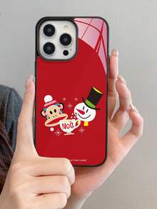 Paul Frank 官方授权二合一亚克力手机壳，全身防震保护带摄像头盖，设计兼容 13/14/15/16 Pro Max - 彩色 - 查看 8
