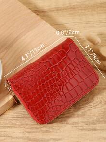 Hộp đựng thẻ, đựng nhiều loại thẻ, đựng thẻ tín dụng, nhẹ, tối giản, thời trang, hiện đại, kinh doanh, kỷ niệm, giáng sinh, ngày lễ tình nhân, làm quà sinh nhật, làm quà tặng, tặng người yêu, dành cho phụ nữ, dành cho bé gái, dành cho quý cô, dành cho nữ, túi đựng đồ dùng học tập cho phòng ký túc xá và trở lại trường - Đỏ - Xem 6