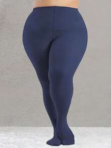 1 para cukierkowych damskich rajstop plus-size, supermiękkie, jednokolorowe, półprzezroczyste rajstopy, pończochy poliestrowe z wysokim stanem, rozmiary: XS-XXXL, 10 kolorów do wyboru, odpowiednie do codziennego użytku, wygodne