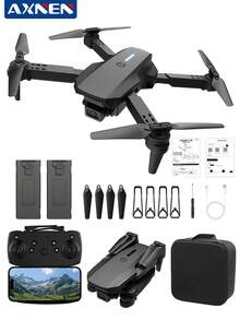 AXNEN Best Selling! Brand New E88PRO Dual Camera Quadcopter Drone With 720P Camera And FPV Remote Control, Features Optical Flow Hovering, One-Key Landing, Comes With Portable Storage Case - Ideal For Beginners, Perfect Gift For Christmas And Holidays!