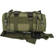 3P 军用行李包腰包，Molle 防水腰包，相机包，迷彩 EDC 实用袋斜挎包，带肩带 - 彩色 - 查看 5