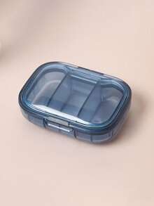 Medical Kit With Printed Cross And Letters' Medicane ',Portable And Minimalist Pill Organizer Medication Storage Box With 3 Compartments For Home And Travel Portable Travel Mini Pill Case Waterproof Moisture-Proof Pill Storage Container Suitable For Storing Medication Rings And Other Small Itemsl,