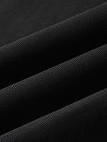 1pc  Nightmare Before Christmas Graphic T-Shirt, Retro Style Men'S Casual Knit Cotton Top, Breathable Loose Fit, Comfortable Round Neck Short Sleeve Tee, Perfect Gift For Holidays And Birth [Cool - 黑色 - 查看 4