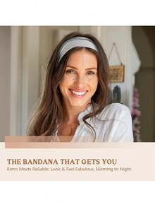 3pcs/Set Women's Boho Headband Set - Thick Elastic Non-Slip Headbands With Bow & Ring Design, White/Grey/Black, Soft Stretchy Hair Accessories Suitable For Fitness, Running, Yoga, Gym - Multi-Color Options, Long Hair Friendly (White, Grey, Black) - Ideal Choice For Women's Fitness & Casual Outfits - Secure Fit, Multipurpose Headbands For Sports & Daily Use - Suitable For Fitness & Running Headbands, Women Headbands Winter Scarf Warm Hair Bands Women Bandanas - Multicolor - View 9