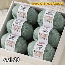 6pcs/Pack Soft Bamboo Fiber Yarn - 300g, Breathable & Comfortable, Ideal For Crocheting, Knitting T-Shirts, Shawls, Scarves, Sweaters, Jackets, Hats, Cardigans And Accessories, Suitable For Spring, Summer, Autumn, Handcraft Essentials | Soft & Smooth Yarn | Available In Multiple Color Combinations - 6-pack - View 24