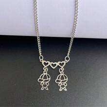 Women Pendant Necklaces - 2 Children Boys - View 7