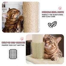 Cat Tree, 70 Inch Cat Tree Tower With 2 Condo, Tall Cat Tower With Scratching Post, Cat Climbing Tower, Cat Tree For Indoor Cats - Màu be - Xem 5