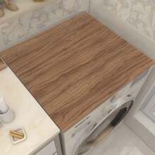 1 tấm lót bảo vệ đầu máy giặt và máy sấy họa tiết vân gỗ, Diatomite, tấm phủ bụi máy giặt, phụ kiện nhà bếp, chống trượt, thích hợp cho phòng giặt, phòng tắm, trang trí nhà cửa và trang trí phòng - Nhiều màu - Xem 14