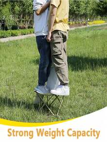 Multifunktionaler Klappstuhl, leicht und tragbar mit Aufbewahrungstasche, verstärkter Stahlrahmen, geeignet für Camping, Angeln, Strand, Hof, Garten, Campingstuhl, leichtes Design, platzsparende Möbel, faltbares Design, hochwertige Verarbeitung