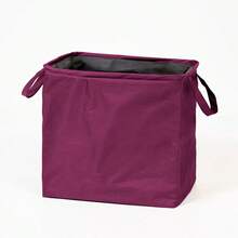 Multipurpose Foldable Organizer Basket For Clothes, Toys, Fabric, 60L - 紫紅色 - 查看 3