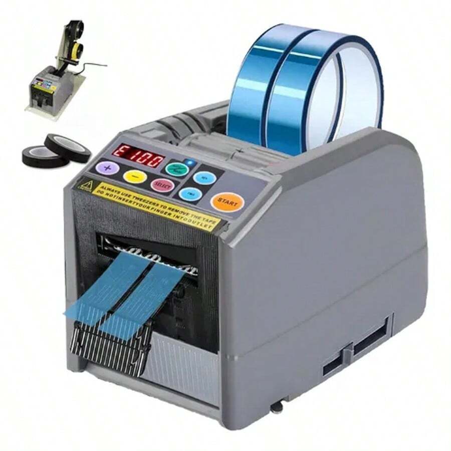 Dispensador Automático De Cinta Automatic Tape Dispenser Color Gris - Gris Oscuro - Ver 1