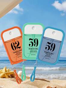 Brazilian Beach Bliss Limit Edition Natural Longlasting Portable Fragrance Spray & Air Freshener Compact Gourmand Fruity Ocean Aqua Solar Sand Scent, Fresh Air Spray For Christmas Day, Hotel Room, Outdoor Atmosphere, Fashion Gifts