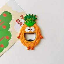 Adorable Cartoon Creative Bottle Opener For Home Use, Beer Bottle Opener And Lid Opener, Suitable For Various Festivals, Outdoor And Home Use,Bottle Opener Party Favors Christmas Gifts,Watermelon Pineapple Kitchen Gadget Bottle Opener