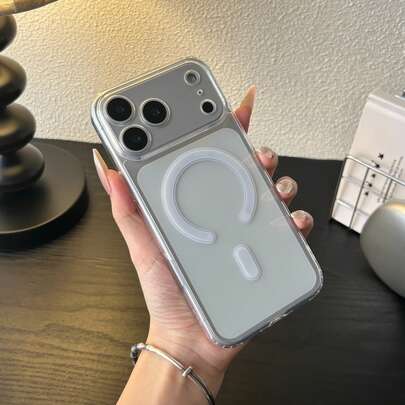 Magnetic Premium Daily Pick - Clear Magnetic Case With Tailored Camera Cutout – Luxury Feel, Anti-Yellow & Full Lens Protection Compatible With Iphone