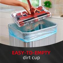 Cordless Vacuum Cleaner Foldable Sweeping Machine Household 360° Portable 45in Floor Sweeper Rechargeable Floor And Carpet Sweeper Vacuum Cleaner 45" - Rose Red - View 10