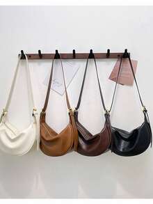 Half Moon Shoulder Hobo Bag Purses For Women Small Crossbody Bags Crescent Shoulder Bag Hobo Handbag With Adjustable Strap