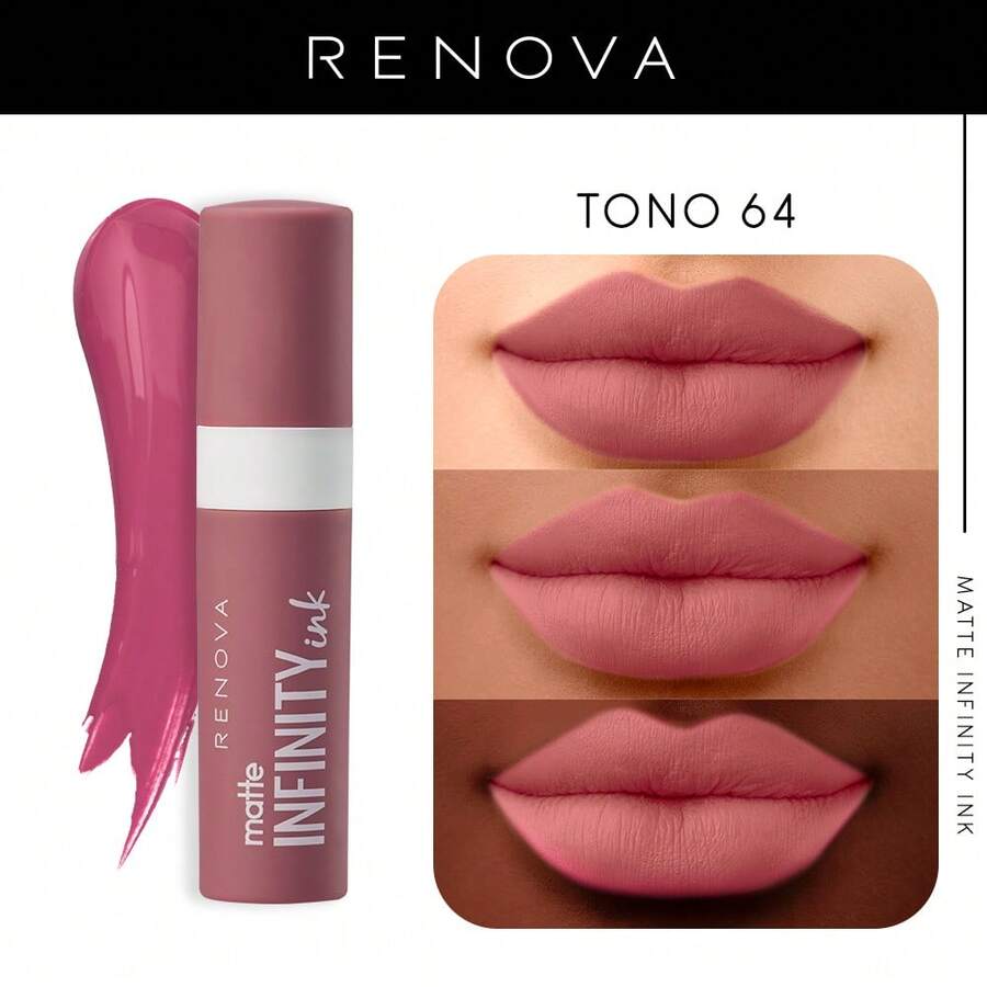 Matte Infinity Ink Renova Liquid Lipstick, 5ml - 64 音 - 查看 1
