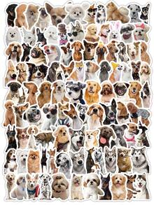 103张可爱狗狗贴纸套装 - 萌萌的小狗乙烯基贴纸，适用于笔记本电脑、水瓶、手机壳、剪贴簿 | 爱狗人士的完美之选