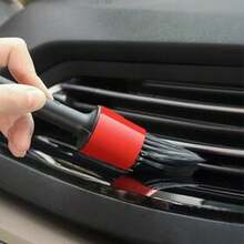 5 Peças Conjunto de Escovas Plásticas Multiuso FlexiClean, Com Pelos Sintéticos - Não Estática, Ferramentas de Detalhe Flexíveis para Limpeza de Carro, Eletrônicos e Casa