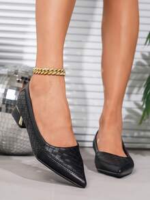 Women's Fashion New Slip-On Plus Size Pointed Toe Flat Solid Color Comfortable Commuting High-End Casual Shoes