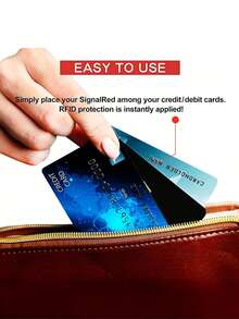 2/5 Packs RFID Blocking Card NFC Contactless Debit/Credit Card ATM Passport Protector Ideal For Men & Women Slim With World Map Design Perfectly Fit In Wallet - Multicolor - View 9
