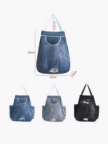 1 Stück Müllbeutel Aufbewahrungstasche, Plastiktüten Wandhängetasche, Mesh Aufbewahrungstasche, Plastiktüten Regal Spender, Küchenutensilien. Wandmontierbare abnehmbare Sortierungstasche. - Verschiedenfarbig - Übersicht 9