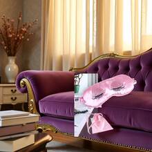 Silk Eye Mask/Eye Pillow - Rosa - View 5