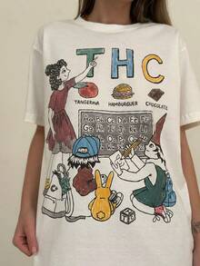 THC T-Shirt - Cream - 香檳色 - 查看 3